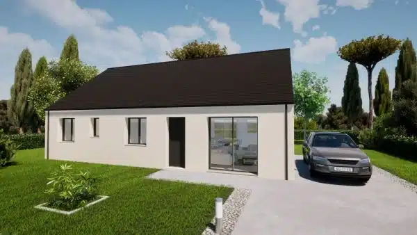 Annonce Terrain + Maison de 85 m² et 4 pièces à Laignelet