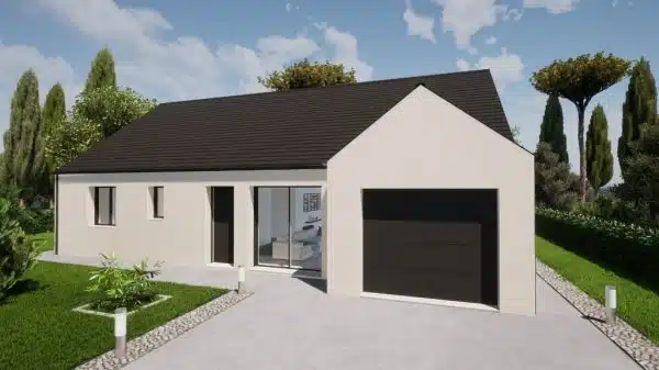 Annonce Terrain + Maison de 84 m² et 4 pièces à Saint-Senier-Sous-Avranches