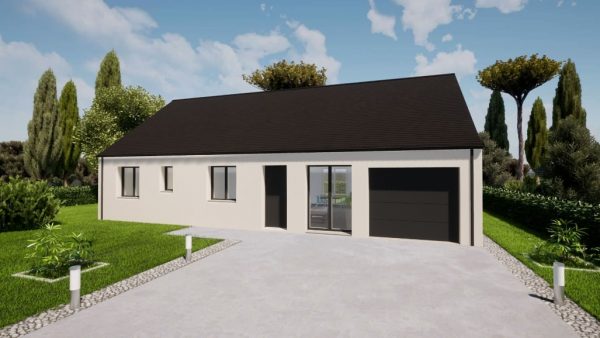 Annonce Terrain + Maison de 89 m² et 5 pièces à La Croix-Avranchin