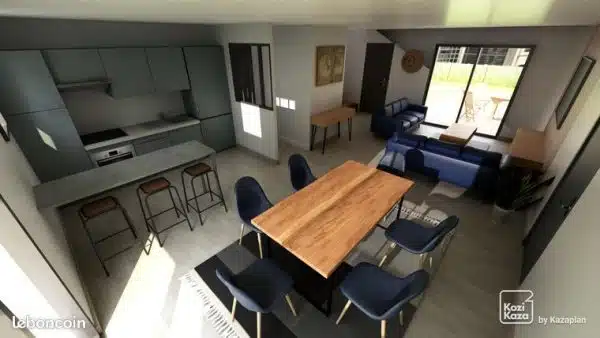 Annonce Terrain + Maison de 100 m² et 5 pièces à Saint-Jean-de-La-Haize – Image 3