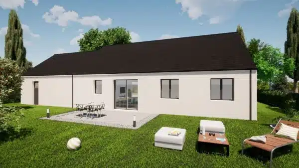 Annonce Terrain + Maison de 92 m² et 5 pièces à Juilley – Image 2