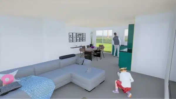 Annonce Terrain + Maison de 92 m² et 5 pièces à Juilley – Image 3