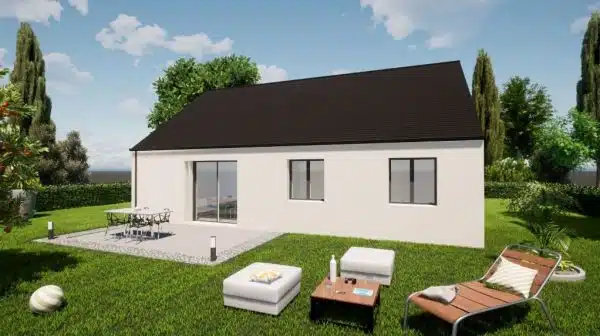 Annonce Terrain + Maison de 85 m² et 4 pièces à La Fresnais – Image 2