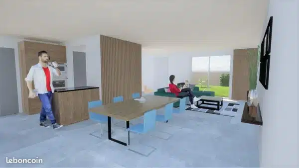 Annonce Terrain + Maison de 84 m² et 4 pièces à Romagné – Image 4