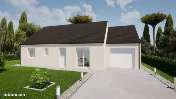 Annonce Terrain + Maison de 79 m² et 4 pièces à Pontaubault