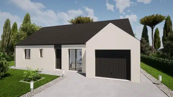 Annonce Terrain + Maison de 84 m² et 4 pièces à Larchamp