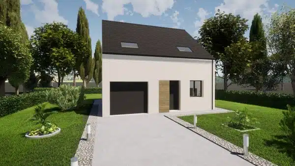 Annonce Terrain + Maison de 85 m² et 4 pièces à Commer