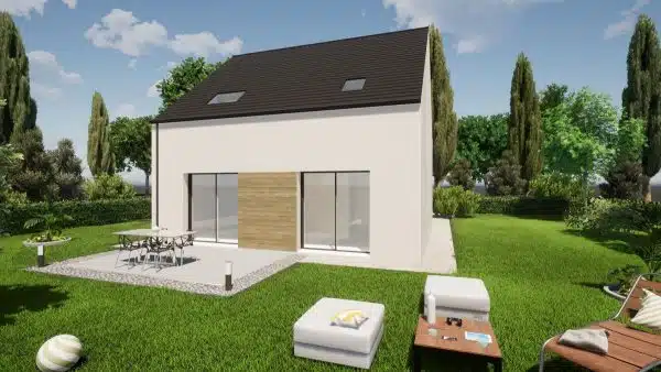 Annonce Terrain + Maison de 85 m² et 4 pièces à Commer – Image 2