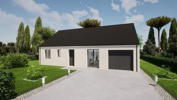 Annonce Terrain + Maison de 82 m² et 4 pièces à Lassay les chateaux