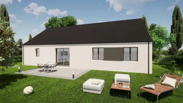 Annonce Terrain + Maison de 97 m² et 5 pièces à Montenay – Image 2