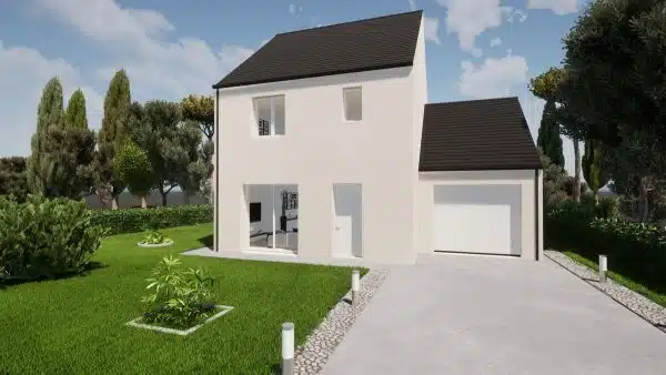 Annonce Terrain + Maison de 86 m² et 4 pièces à Changé