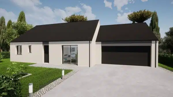 Annonce Terrain + Maison de 85 m² et 4 pièces à Ahuillé