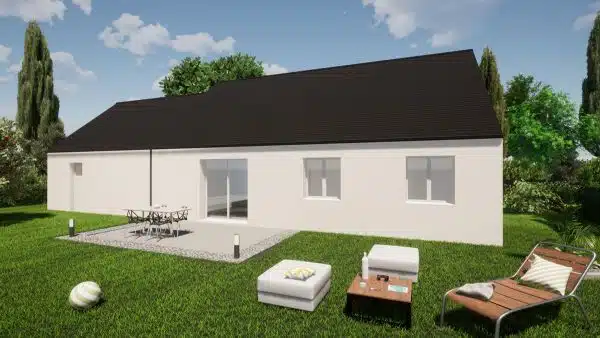 Annonce Terrain + Maison de 85 m² et 4 pièces à Hercé – Image 2