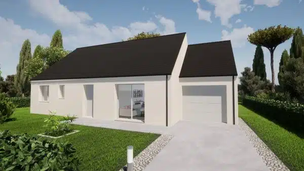 Annonce Terrain + Maison de 85 m² et 4 pièces à Landivy