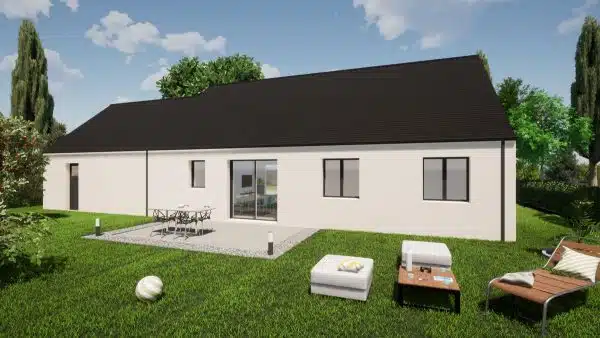 Annonce Terrain + Maison de 92 m² et 5 pièces à Parigné-Sur-Braye – Image 2