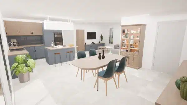 Annonce Terrain + Maison de 92 m² et 5 pièces à Parigné-Sur-Braye – Image 3
