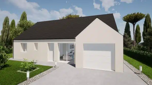 Annonce Terrain + Maison de 84 m² et 4 pièces à Saint cyr le Gravelais