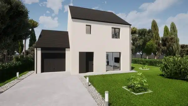 Annonce Terrain + Maison de 94 m² et 4 pièces à La bazoge Montpinçon – Image 2