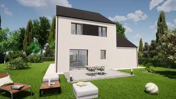 Annonce Terrain + Maison de 94 m² et 4 pièces à La bazoge Montpinçon – Image 3