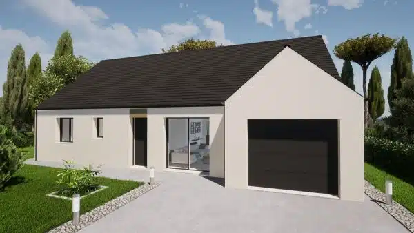 Annonce Terrain + Maison de 89 m² et 4 pièces à Montreuil poulay